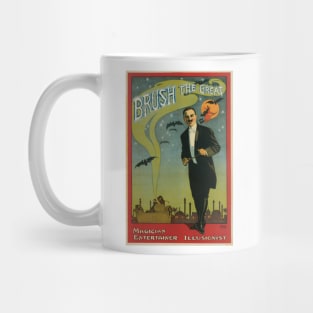 Vintage Magic Poster Art, Brush the Great Mug